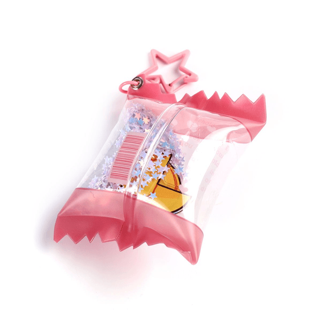 Fortune cookie candybag keychain