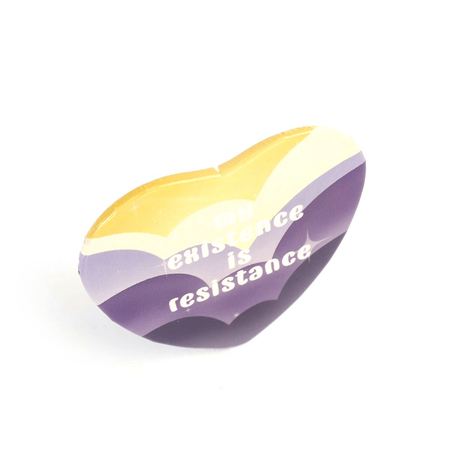 Nonbinary existence pin