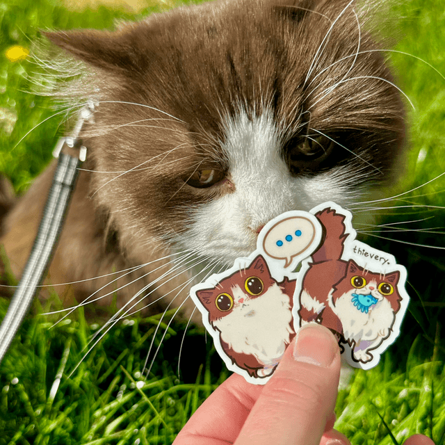 Dot dot dot sticker
