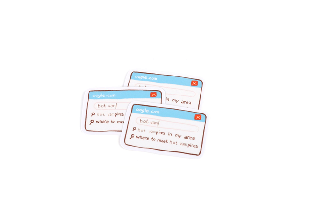 Hot vampires sticker