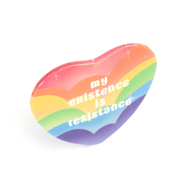 Queer existence pin
