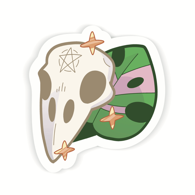 Magic Raven vinyl sticker