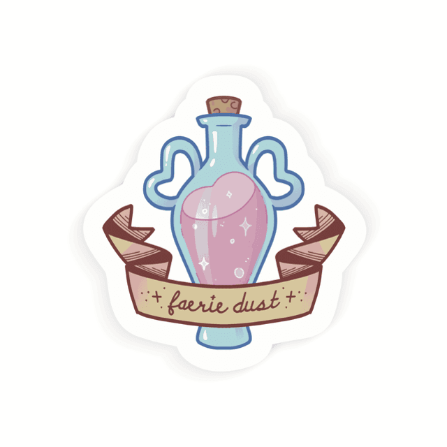 Faerie dust sticker
