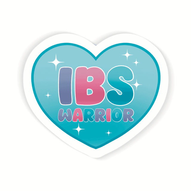 IBS Warrior vinyl sticker